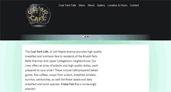 Desktop Screenshot of coalyardcafe.com